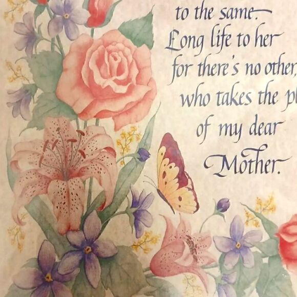 Mother Wall Plaque,  Wall Hanging 9 X 12"  NWOT - Picture 4 of 5